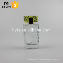 100ml engarzan las botellas de perfume hechas a medida de cristal vacías para la venta